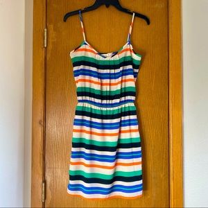 Striped Mini Dress - Size XS